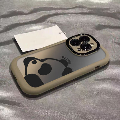 Fashion Gradient Panda I Phone Case