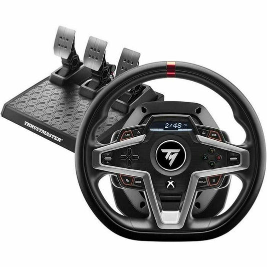 Gaming Control Thrustmaster 4460182 Black steering wheel and pedals for Xbox One and PC with vibration and USB connection