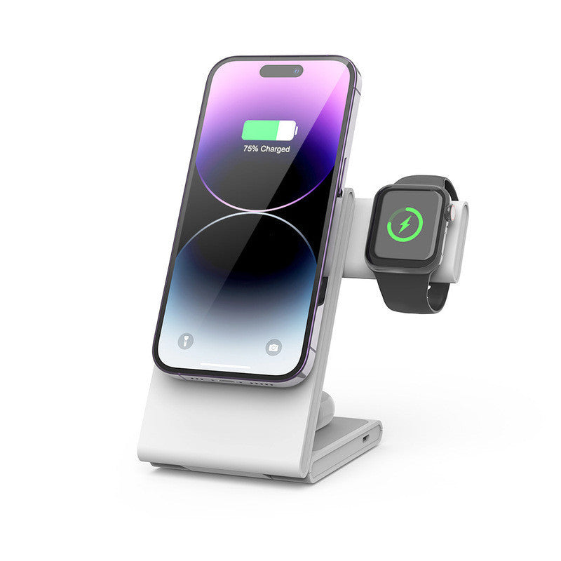 Desktop Magnetic Wireless Charger Folding Bracket