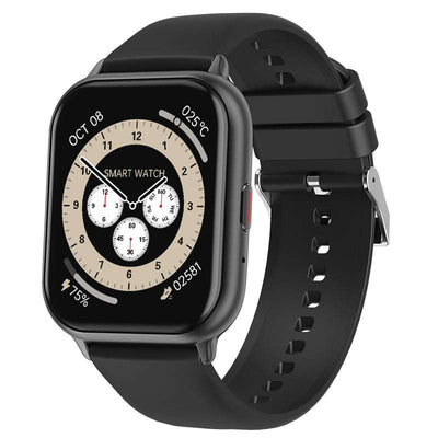 Smartwatch T17F with 1.85-inch display, Bluetooth calling, heart rate and sleep monitor, IP68 waterproof, 112+ sport modes, and customizable watch faces