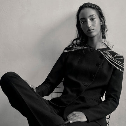 Fashionable Geometric Crystal Inlaid Personalized Pendant Jewelry