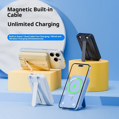 Magnetic Power Bank Mobile Power Supply Wireless Charger With Cable