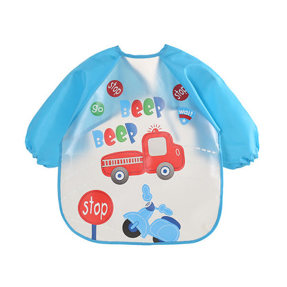 EVA food clothes baby clothes children's long-sleeved anti-dressing clothes baby bib bib