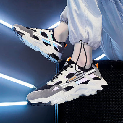 Fashion Clunky Sneakers Korean Style Trendy All-matching Sneaker Casual Men's Shoes