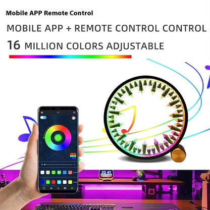 RGB Pickup Ambience Light LED Decoration Seven-color Night Light