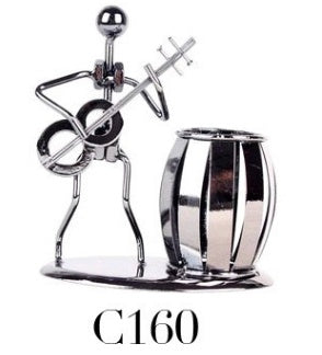 Iron metal band musician electric guitar