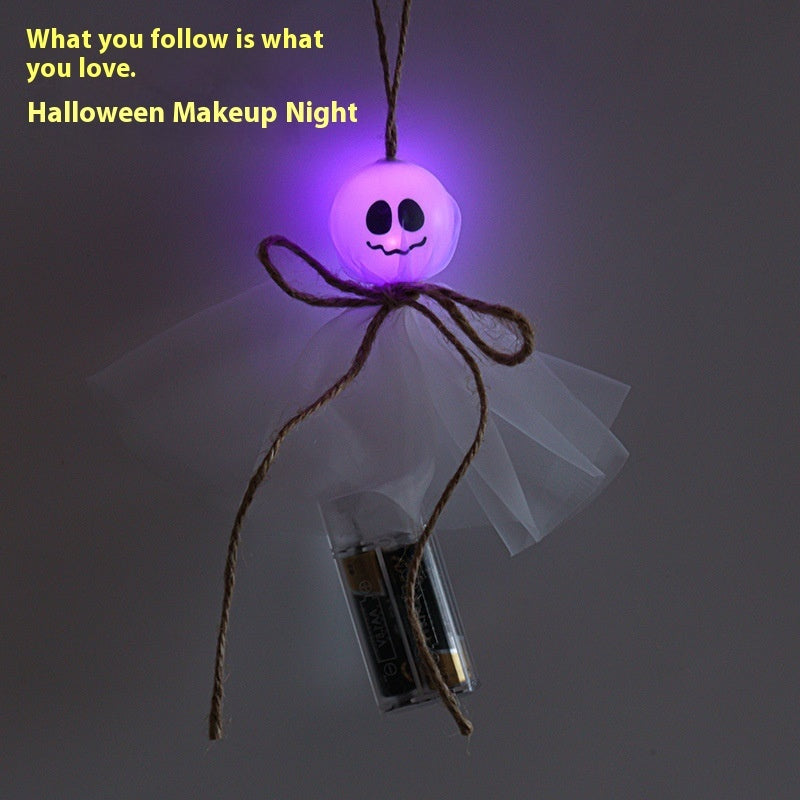 Halloween Ghost Dress Up Venue Layout Colorful Lights Led Lighting Chain