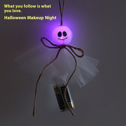 Halloween Ghost Dress Up Venue Layout Colorful Lights Led Lighting Chain