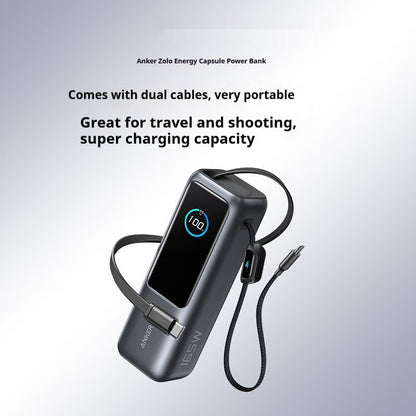 Comes With Two-wire Power Bank Fast Charging Mobile Power Supply