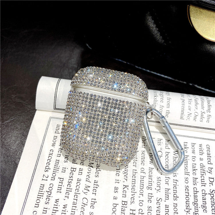 Luxury Rhinestone  Headphone Cover Generation Wireless Bluetooth Silicone Case Thousand Drill Tide