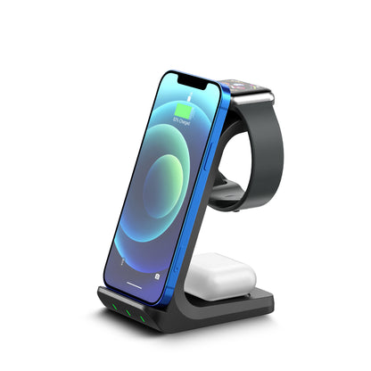 Three In One Magnetic Suction Wireless Charger
