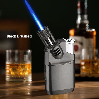 Elbow Transparent Gas Bin Direct Punch Gas Lighters