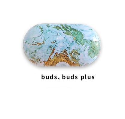 For Buds Live Pro Headphone Cover Buds Plus Marble Water Decal PC Hard Shell Case