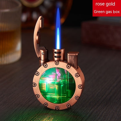 Creative Transparent Luminous Gas Bin Gas Lighters