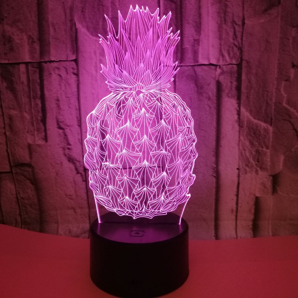 Pineapple LED Night Light - Touch & Remote Control