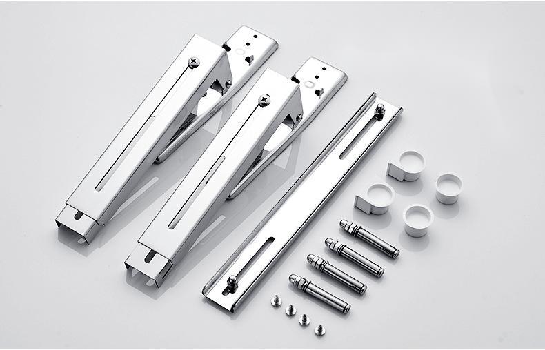 Microwave oven rack wall-mounted bracket