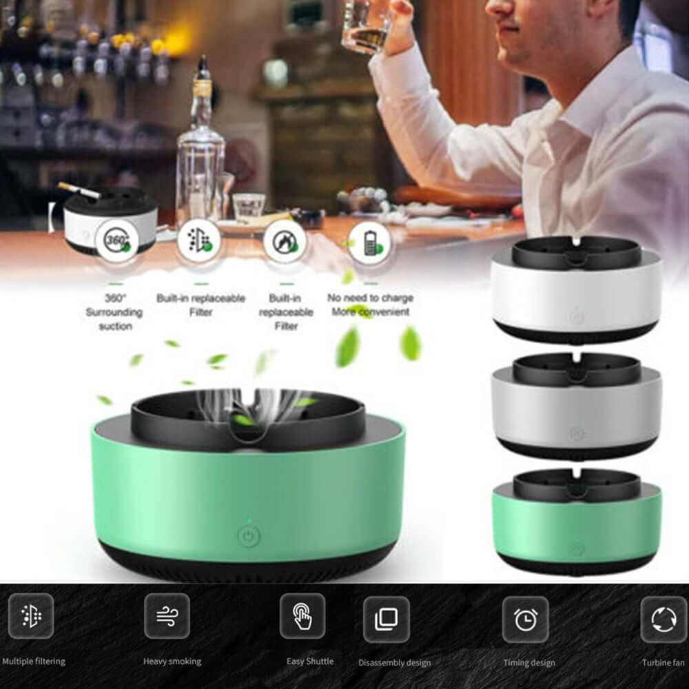 Air Purification Ashtray - Durable & Convenient for any occasion