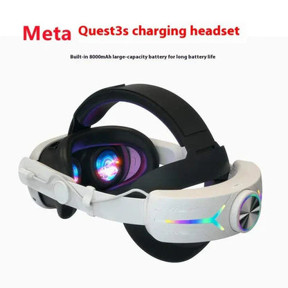 Ammonium VR headset with high-resolution display, adjustable straps, immersive audio, and long battery life