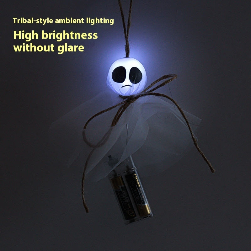 Halloween Ghost Dress Up Venue Layout Colorful Lights Led Lighting Chain