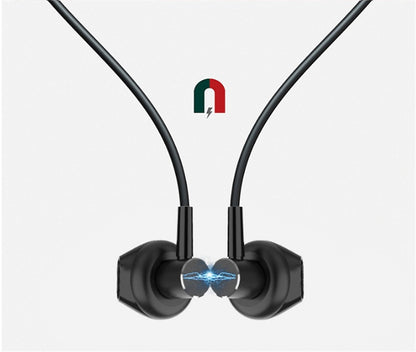 Bluetooth Hanging Neck Earphones Private Model Running Neck Hanging Headphone Wireless Sports HiFi Headsets Noice Cancelling