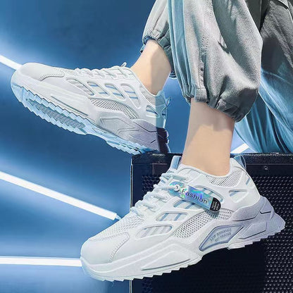 Spring Men's Shoes Student Casual Breathable Sneaker Running Men's Mesh Shoes Men's Dad Shoes