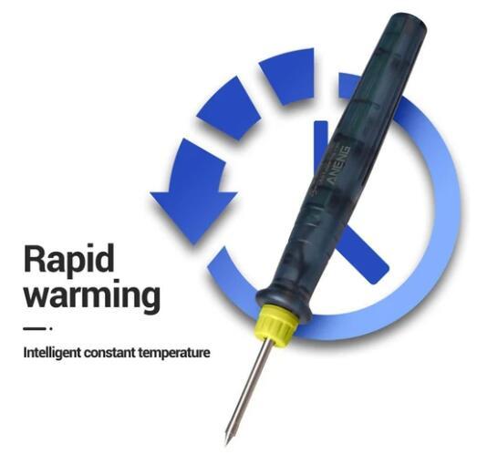 USB temperature adjustable electric iron