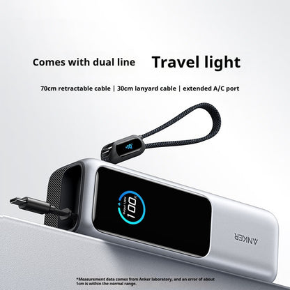 Comes With Two-wire Power Bank Fast Charging Mobile Power Supply