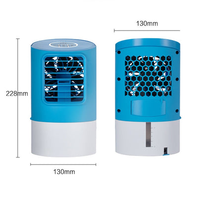 Humidifying desktop air conditioner fan