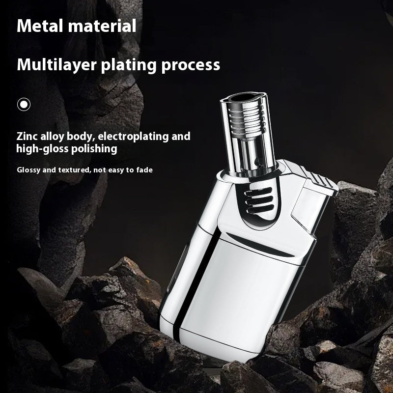 Elbow Transparent Gas Bin Direct Punch Gas Lighters