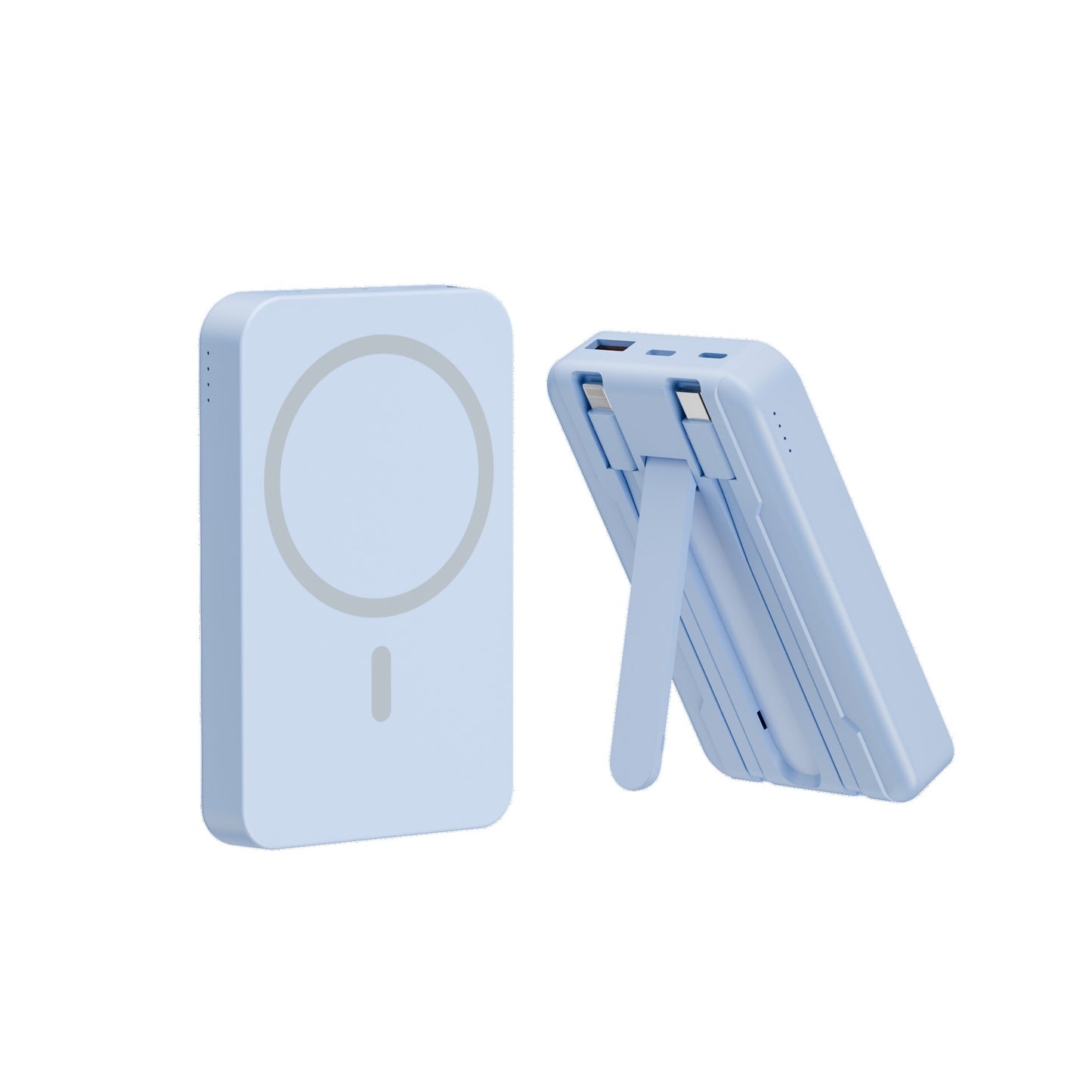 Magnetic Power Bank Mobile Power Supply Wireless Charger With Cable