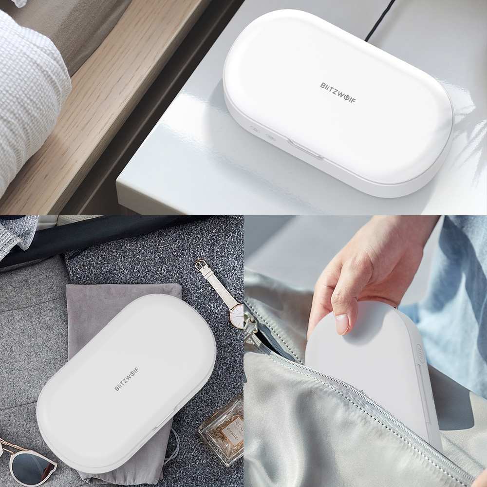 Wireless charger disinfection box