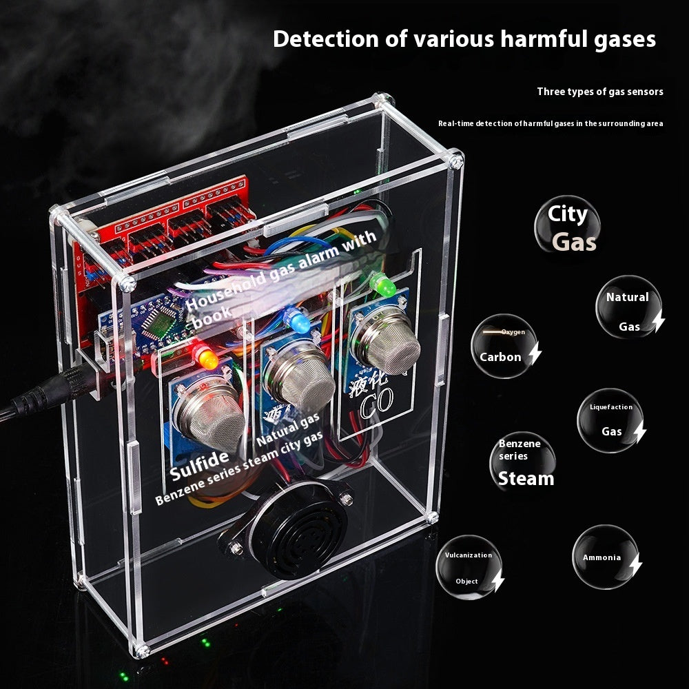 Household Harmful Gas Alarm Gas Liquefied Gas Detection DIY Kit
