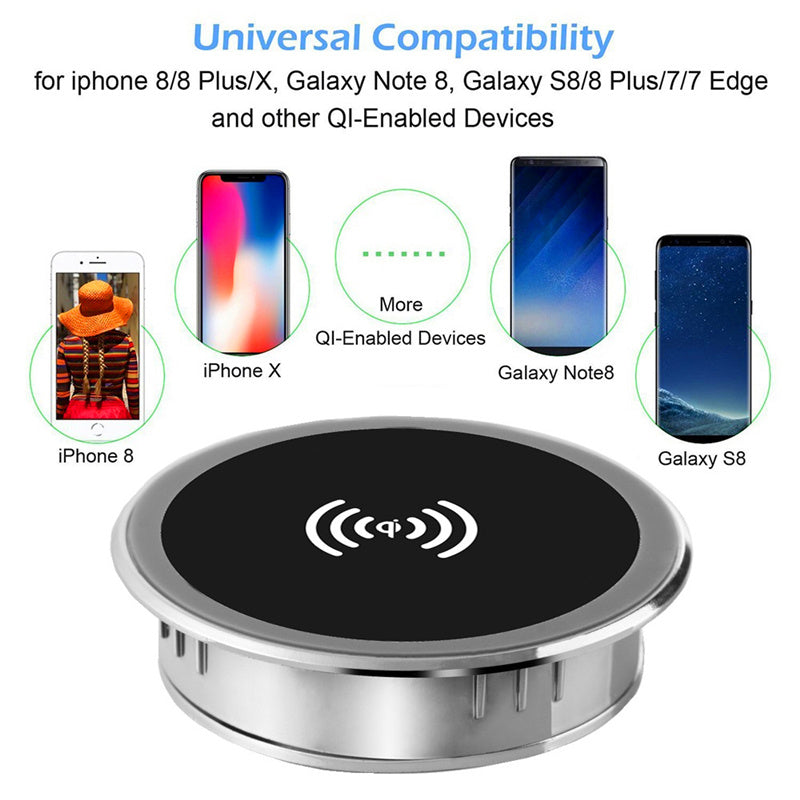 Round Embedded Wireless Charger