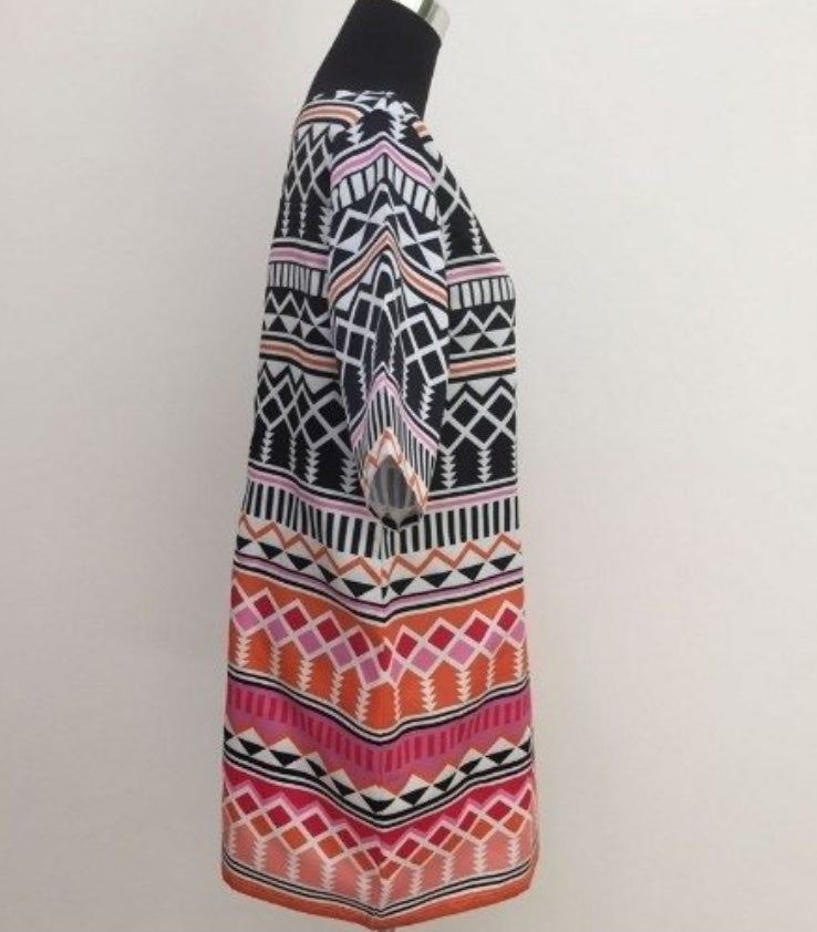 Diamond print fashion large size women's clothing