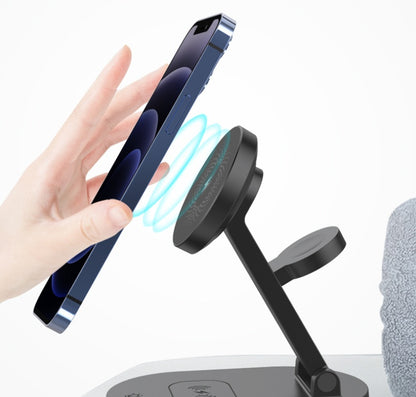 Three-in-one Magnetic Wireless Charger Vertical Stand Foldable
