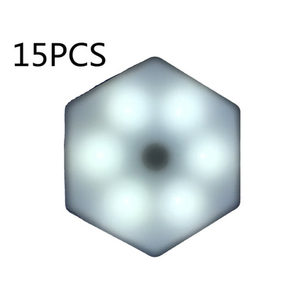 RGB Hexagon Cabinet Puzzle Remote Control Touch Light