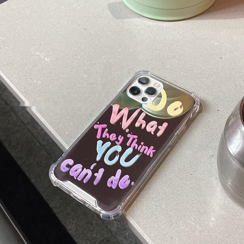 Japan And South Korea I Mirror Letter Mobile Phone Case Ideas