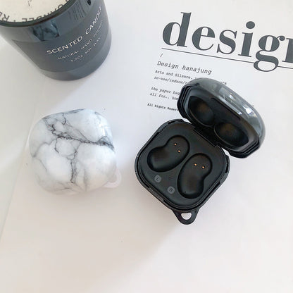 For Buds Live Pro Headphone Cover Buds Plus Marble Water Decal PC Hard Shell Case