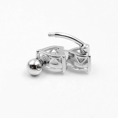 Sterling Silver Belly Button Piercing Jewelry