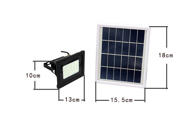 Solar LED Flood Light - IP66 Waterproof Garden Light