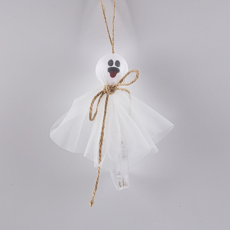 Halloween Ghost Dress Up Venue Layout Colorful Lights Led Lighting Chain