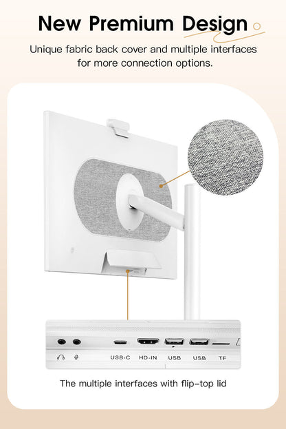 32 Inch 128GB Smart Portable TV Android OS 1080P 13MP Camera Remote Control Control Home Office Entertainment Portable Smart Tv