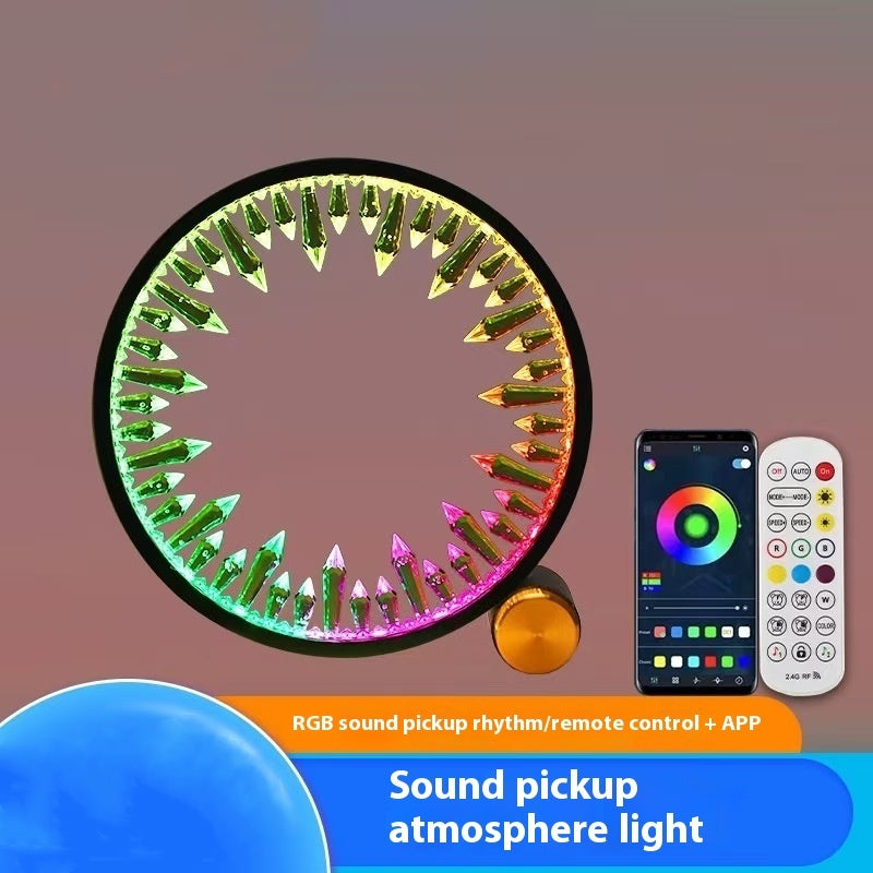 RGB Pickup Ambience Light LED Decoration Seven-color Night Light