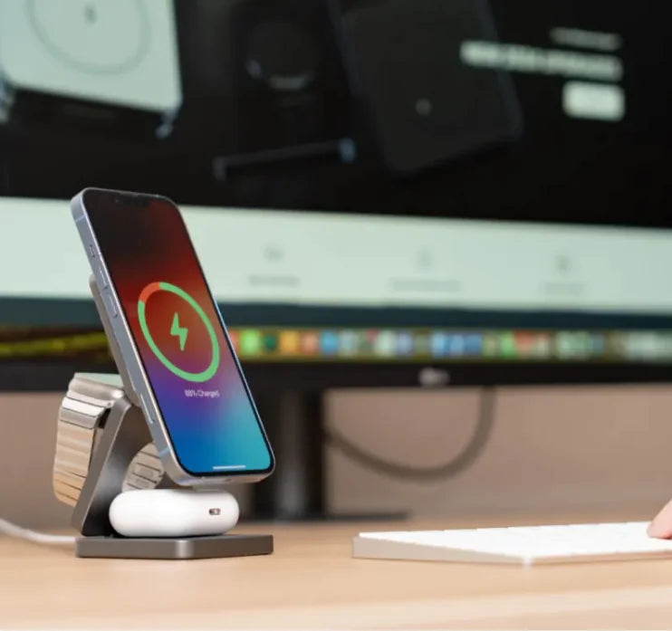 Tri-Mode Magnetic Wireless Charger
