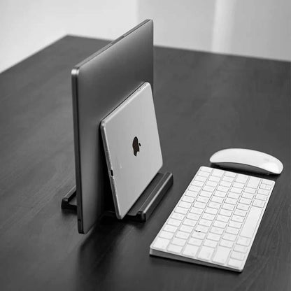 Adjustable Vertical Laptop Stand for Macbook and Tablets