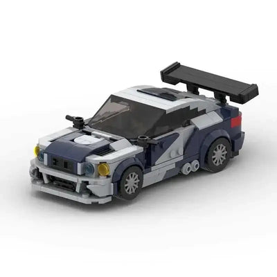 BMW M3 GTR buildable toy car model with 408 pieces and detailed features