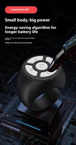 Bluetooth Selfie Ring Remote