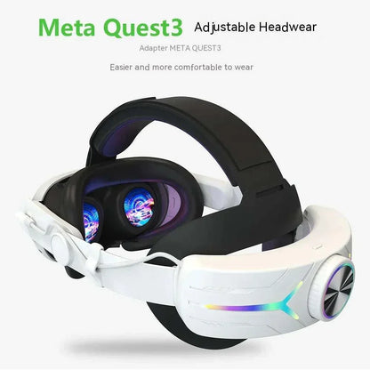 Ammonium VR headset with high-resolution display and adjustable headwear for immersive virtual reality experience