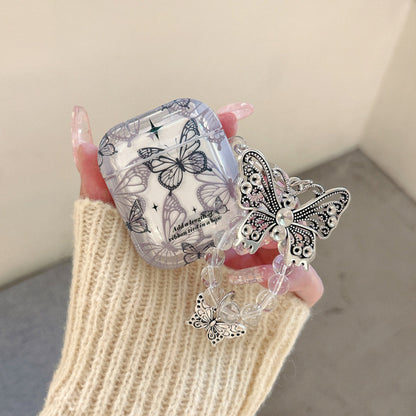 Advanced Butterfly Protective Cover Three Generations Wireless Bluetooth Earbuds Case