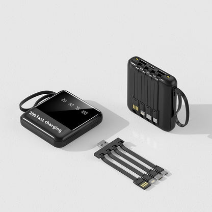 Power Bank Mini Compact Portable Mirror Fast Charging Large Capacity Mobile Power Supply